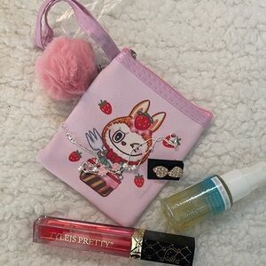 Cute Pink Accessory Pouch plus more